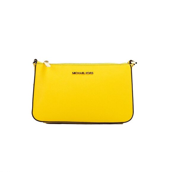NEW Michael Kors Jet Set Tech Attachment Bag Small Crossbody Daffodil Purse NWT - Picture 4 of 10